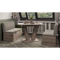 Трия Мальта прямая (дуб сонома трюфель/бежевый) Image #11