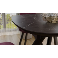 Трия Найтон Тип 1 раздвижной / 285832 (черный муар/керамика матовая/черный мрамор) Image #6