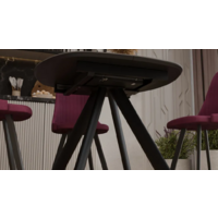 Трия Найтон Тип 1 раздвижной / 285832 (черный муар/керамика матовая/черный мрамор) Image #7