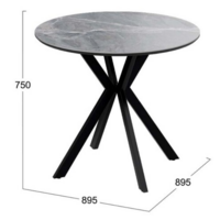 Трия Эрвин тип 1 (черный муар/керамика матовый серый мрамор) Image #10