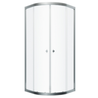 Saniteco SNT-803 90х90 без поддона (хром/прозрачное стекло)