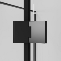 Niagara NG-6831-34BLACK 90x90x195 (черный матовый/прозрачное стекло) Image #5