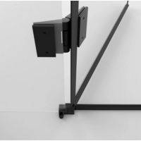 Niagara NG-6831-34BLACK 90x90x195 (черный матовый/прозрачное стекло) Image #4