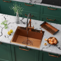 Roxen Snake 560220-60-BRS бронзовый/текстурная поверхность (с коландером и дозатором) Image #5