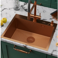 Roxen Snake 560220-60-BRS бронзовый/текстурная поверхность (с коландером и дозатором) Image #4