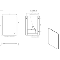 Cersanit Eclipse Fusion 60x80 / 64813 (с подсветкой) Image #11