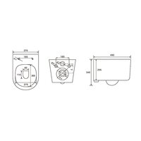 Deante Up Forte VSS01109B с крышкой Slim Soft-Close Image #3