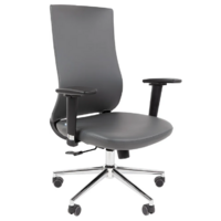 CHAIRMAN 500LUX (экокожа cерый БП) Image #1