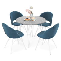 Sheffilton SHT-DS255 (серый мрамор/тихий океан/белый муар)