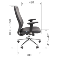 CHAIRMAN 500LUX (экокожа бежевый БП) Image #6