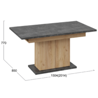 Трия Детройт тип 1 (дуб крафт золотой/ателье темное) Image #7