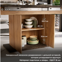 Трия Детройт тип 1 (дуб крафт золотой/ателье темное) Image #14