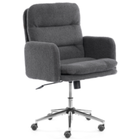 TetChair Dover (хром/букле/серый)