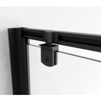 Niagara 120x90x195 NG-85-12AB-A90B-34 (черный матовый/прозрачное стекло) Image #5