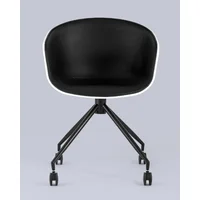 Stool Group Libra / SL-7040ZB (пластик белый/экокожа черный) Image #6