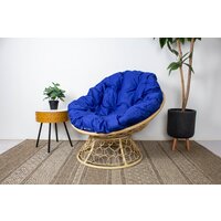 M-Group Папасан / 12840510 (бежевый ротанг/синяя подушка) Image #2