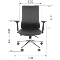 CHAIRMAN 500LUX (экокожа черный БП) Image #4