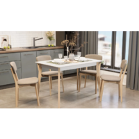 Трия Ливерпуль Тип 3 / Б-293 (белый матовый/натуральное дерево) Image #7