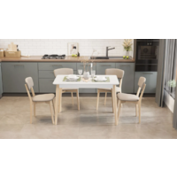 Трия Ливерпуль Тип 3 / Б-293 (белый матовый/натуральное дерево) Image #6