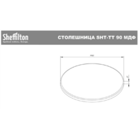 Sheffilton SHT-TU85/TT90 МДФ (белый муар/серый мрамор) Image #12