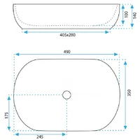 Rea Lisa L.Blue Shiny U6620 Image #5