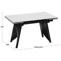 Трия Шелдон Тип 1 (черный муар/керамика матовая белый мрамор) Image #9