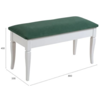 Мебелик Вивальди М с ящиком (белый/зеленый) Image #8