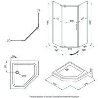 Triton Дека Графит 100х100 (без поддона) Image #12