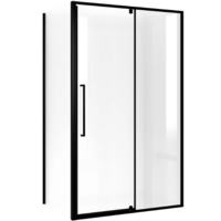 Niagara 120x100x195 NG-85-12AB-A100B-34 (черный матовый/прозрачное стекло)