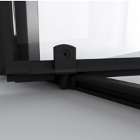 Niagara 120x100x195 NG-85-12AB-A100B-34 (черный матовый/прозрачное стекло) Image #3