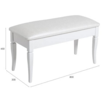 Мебелик Вивальди М с ящиком (белый/экокожа белый) Image #12