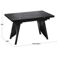 Трия Шелдон Тип 1 (черный муар/керамика матовая черный мрамор) Image #9