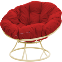 M-Group Папасан / 12010506 (бежевый/красная подушка) Image #1