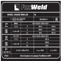 FoxWeld SAGGIO MMA 250 / 6668 Image #8