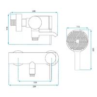 Rea Clif Black matt B4240 Image #5