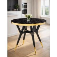 Woodville Selina 80х72 (черный/золотой) Image #3