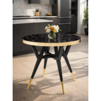 Woodville Selina 80х72 (черный/золотой) Image #2