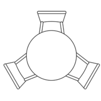 Woodville Selina 80х72 (черный/золотой) Image #10