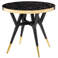 Woodville Selina 80х72 (черный/золотой)