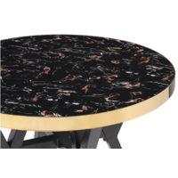 Woodville Selina 80х72 (черный/золотой) Image #7