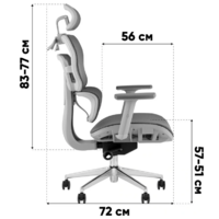 TopChairs Techno Professional WH-A33G (серый) Image #11