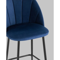 Stool Group Логан полубарный / AV 413-Cb-08(PP) (велюр синий) Image #6
