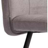 TetChair Medeo LT (велюр, серый/черный, 2 шт) Image #7