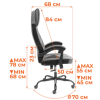 TetChair Arena metalBL (велюр, коричневый/бежевый, 6/7) Image #14