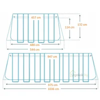 Intex Ultra XTR с волейбольной сеткой 975x488x132 см 26378 Image #9