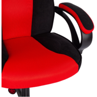 TetChair Pilot флок/ткань (черный/черный/красный) Image #12