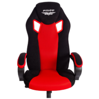TetChair Pilot флок/ткань (черный/черный/красный) Image #8