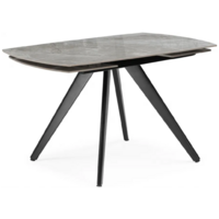 Woodville Silvi 120-180x80 (серый/черный)