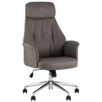 TopChairs Neoma (серый, экокожа)