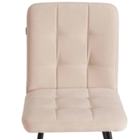 TetChair Medeo LT (велюр, бежевый/черный, 2 шт) Image #5